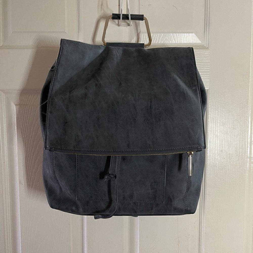 Rosie Pope dark gray diaper bag backpack